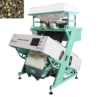 Máquina classificadora de cores de especiarias inteligentes com tela sensível ao toque para classificação de trigo 430 kg