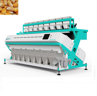 Máquina de classificação automática completa do milho das rampas do CCD 8 para processar a grão