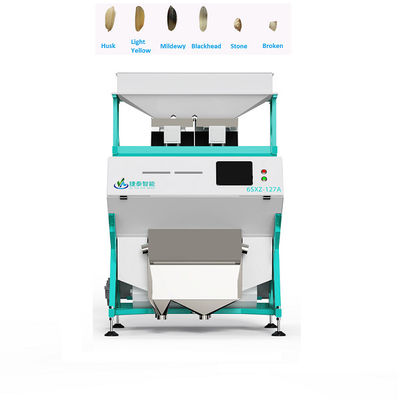 Máquina pequena do classificador da cor do arroz do trigo do amendoim do milho dos feijões da grão inteligente