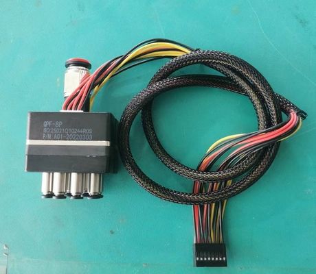 Válvula de ejetor de 8 blocos para tipos do classificador chinês da cor da grão do arroz