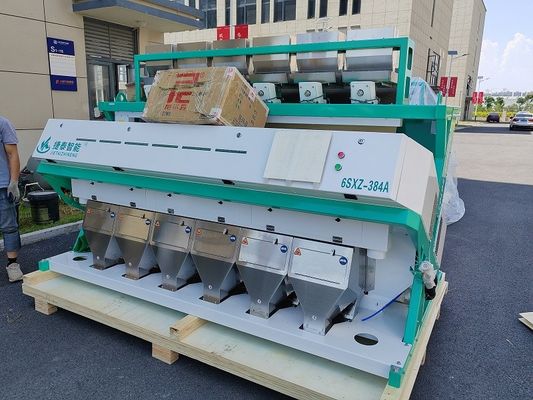 Produção inteligente da operação fácil da máquina do classificador da cor do arroz de Jietai 6SXZ-384A