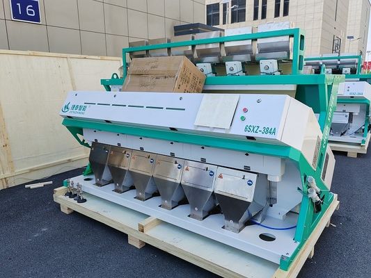 6 rampas 384 canalizam a precisão 220V/50Hz da máquina 4-8T/H ≥99.99% do classificador da grão