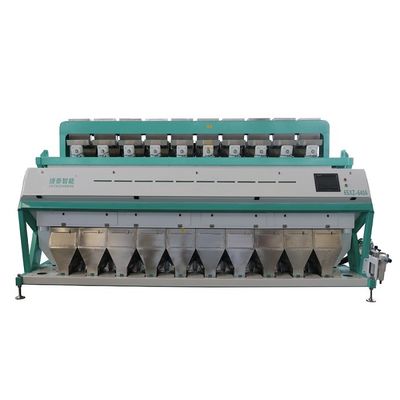 CCD 10 Chutes Classificador óptico de cores para cereais Nozes Feijões