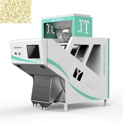Mini máquina classificadora automática de cores de arroz 220 V 50 HZ de alta precisão