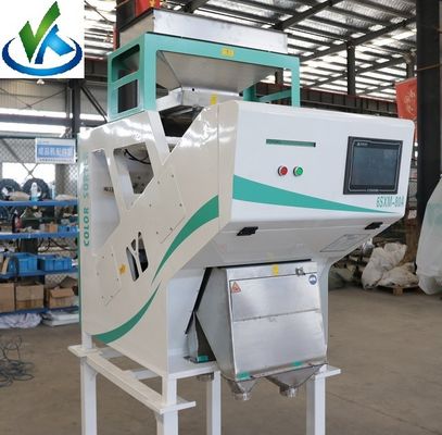 Máquina classificadora de cores de grãos de matéria-prima óptica com câmera CCD