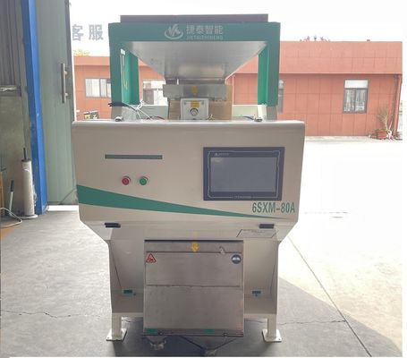 Equipamento classificador de cor de milho CCD PLC para mini classificação de arroz
