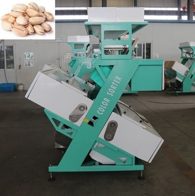 Máquina classificadora de cores de nozes de pistache óptica LED ISO9001