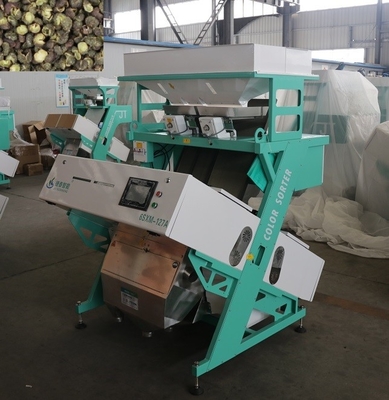 Máquina classificadora de cores de especiarias inteligentes com tela sensível ao toque para classificação de trigo 430 kg