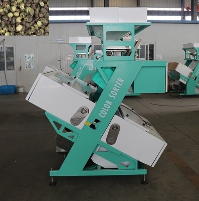 Máquina classificadora de cores de especiarias inteligentes com tela sensível ao toque para classificação de trigo 430 kg