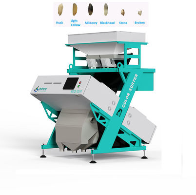 Máquina pequena do classificador da cor do arroz do trigo do amendoim do milho dos feijões da grão inteligente