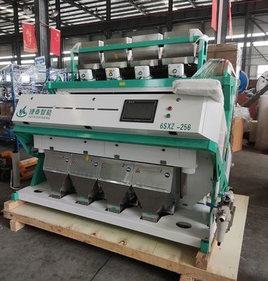 Rampas brancas da máquina 4 do classificador da cor do arroz do preto de Brown da câmera do CCD 256 canais