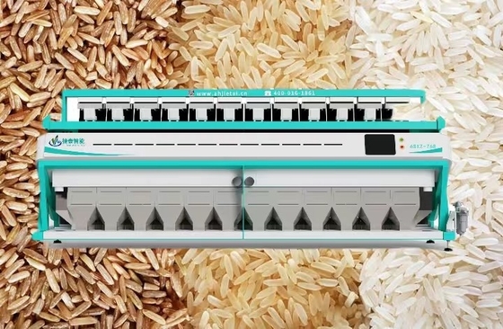 Rampas da máquina 12 do classificador da cor do arroz da função da capacidade grande multi