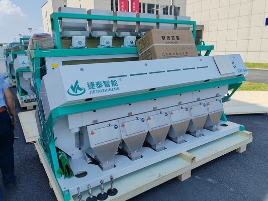6/384 de máquina de classificação da grão dos canais 4-8T/H mais 99,99% precisão 220V 50Hz